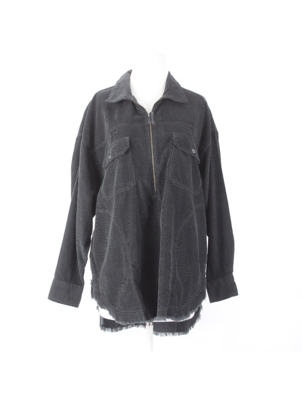 Offline Jacket $65 Sz SP Black Corduroy Collared Pockets 100% Cotton Jacket